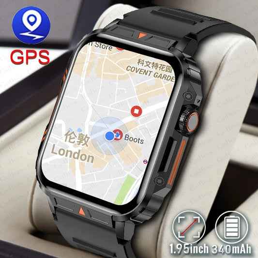 2025 NOUVEAU pour Xiaomi Smart Watch Outdoor Military IP68 Imperproof Watch Men Bluetooth Call Smartwatch Android iOS