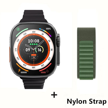 Pour Apple Smart Watch 10 Ultra X 3 Pro Max Gen2 49 mm AMOLED SMARTWATCH RACHAGE RATIFIQUE CHARGE WIRE SANS MEN FEMMES POUR SPORT