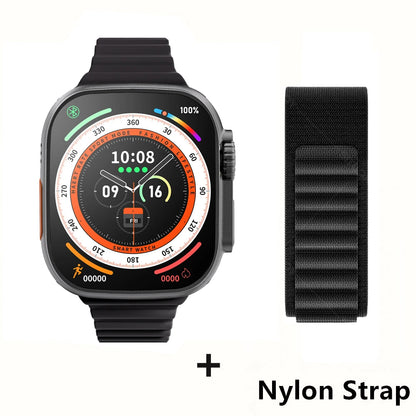 Pour Apple Smart Watch 10 Ultra X 3 Pro Max Gen2 49 mm AMOLED SMARTWATCH RACHAGE RATIFIQUE CHARGE WIRE SANS MEN FEMMES POUR SPORT