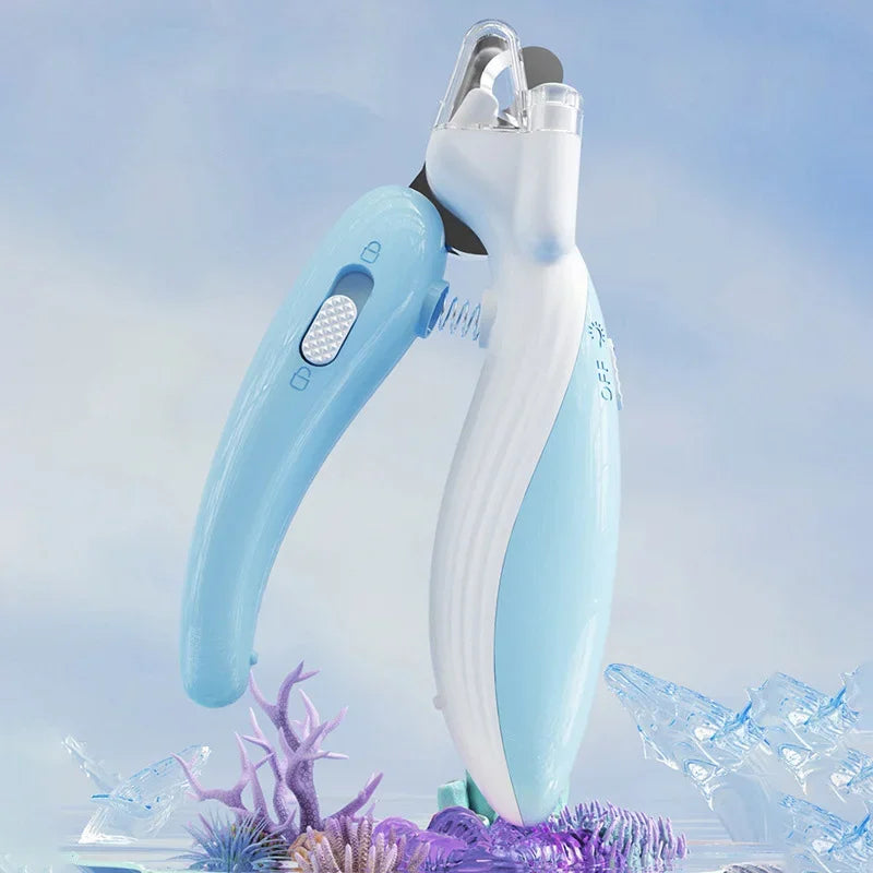 Clippers à ongles d'animaux de compagnie professionnels avec des ciseaux de toilettage à griffe de compagnie lége