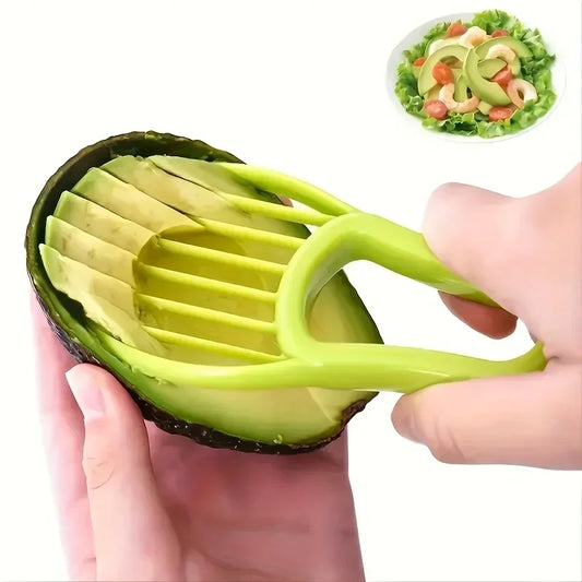 Multifinectional 3 Slicer en avocat, outils d'accessoires de camping de cuisine à domicile extérieurs