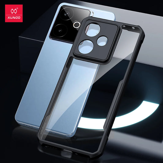 Xundd pour Realme GT 7 GT 7T Version globale Case Airbag Shell Shell TPU + COUVERTURE COURT COURTANT DE RÉSPARTANT RÉSISTANT