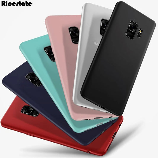 Ricestate Shockproof Armor Cover Cover pour Samsung S9 S9 Plus Coome Soft Silicon TPU Case pour Samsung Galaxy S9 S9plus Fundas