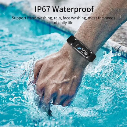 LIGE AMOLED SMART Watch Men 2023 Smart Band Women Heart Rate Blood Smartwatch Bracelet Smart Bracelet Sport Tracker