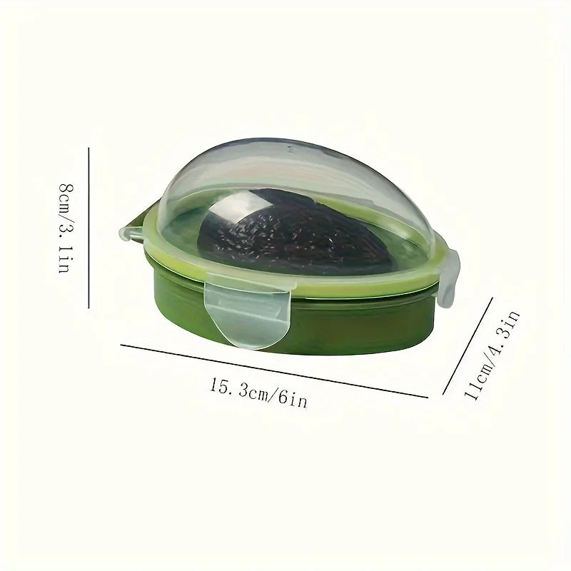 Boîte de rangement d'aliments de cuisine Avocado espace récipient d'épargne Organisateur de légumes réutilisable en plastique Conteneurs de fruits à légumes Crisper