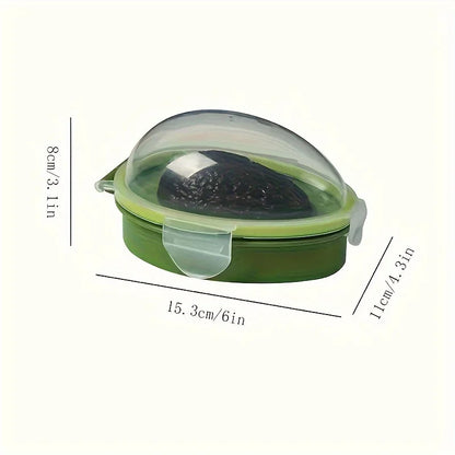 Boîte de rangement d'aliments de cuisine Avocado espace récipient d'épargne Organisateur de légumes réutilisable en plastique Conteneurs de fruits à légumes Crisper