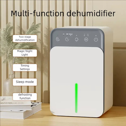 Déshumidificateur portable Absorbeurs d'humidité MUTE Sécheur d'air de machine pour la chambre à coucher de chambre à coucher