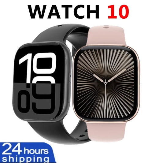 2025 Nouveau pour Apple GPS Watch 10 Smart Watch Men HD AMOLED MEMORY MUSIC 3D surround Bluetooth Call Staterproof Smartwatch femme