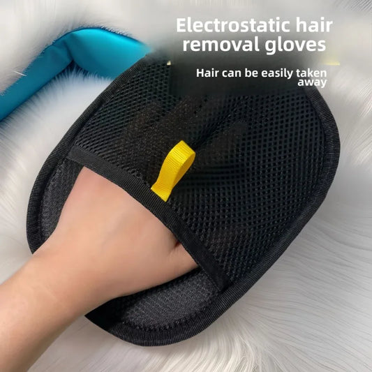 Glants de nettoyage de poils pour animaux de compagnie efficaces Outils de brossage de dépilation pour le toilettage de chat pour chiens brosses douce enlève les cheveux du canapé-marin