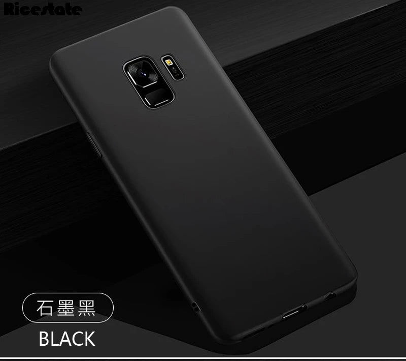 Ricestate Shockproof Armor Cover Cover pour Samsung S9 S9 Plus Coome Soft Silicon TPU Case pour Samsung Galaxy S9 S9plus Fundas