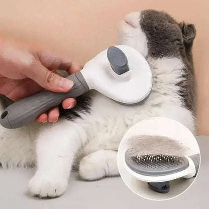 Auto-nettoyage des animaux de compagnie enlever le peigne Cat Slilick Brush Repuplage des cheveux pour animaux de compagnie pour les chats brosses de toilettage peignes pour chiens accessoires de chat