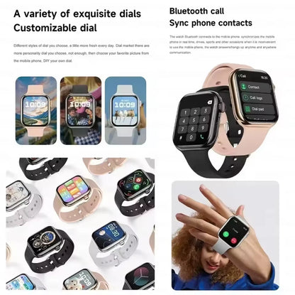 New Watch 10 Smart Watch Men Température corporelle BT Appelez NFC toujours exposée