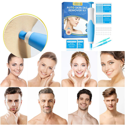 2 en 1 Micro Micro Skin Tag Dispositif Dispositif standard et micro-étiquette de peau Kit d'élimination de la peau