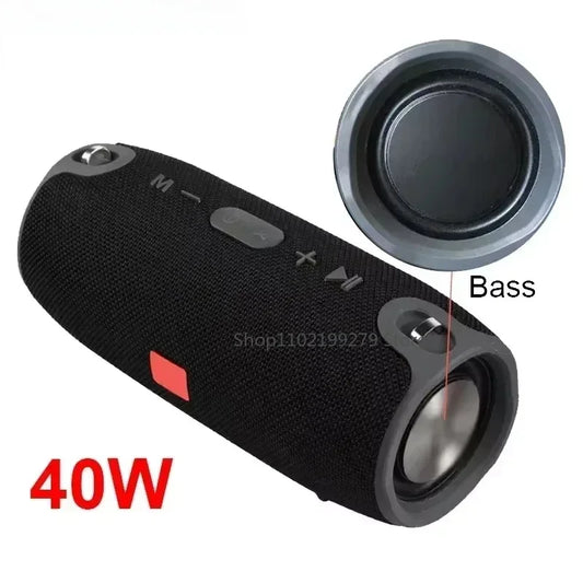 3600mAh 40W TWS Bluetooth en haut-parleur imperméable PORTABLE PC COLUMNE BASS MUSIQUE SUBWOOFER BOOMBOX avec BT AUX TF USB