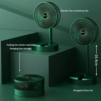 Bureau pliable rechargeable petit ventilateur mini-facteur portable portable USB Home Low Bruit Haute durée Mini ventilateur électrique