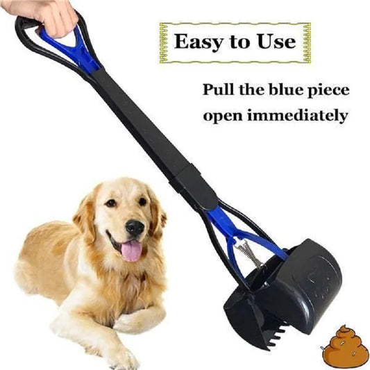 Pooper Scooper pour chiens Jaw Blamp Hourfure de poignée à poignée longue Scooper pour chien Puppy Cat Waste Picker Cleaning Cleaning Phelt Tools