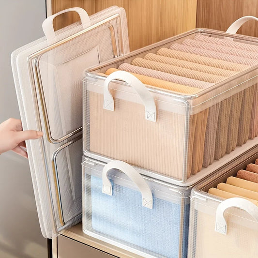 Boîte de rangement de vêtements pliables avec cadre en acier utilisé dans la garde-robe pour les vêtements et les pantalons et les paniers d'étagère d'organisation
