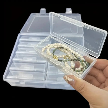 Boîte de stockage rectangulaire. Convient pour l'artisanat, les perles, les bijoux et les petits articles, équipés de partitions.
