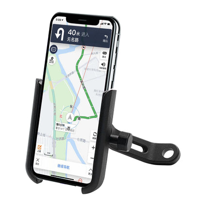 Motorcycle Goidon Mobile Support en aluminium Chargeur USB Miroirs du support de téléphone portable Mont Navigation GPS pour le support de vélo Moto