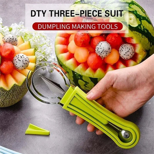 Melon Scoops Fruit Cutting Tool Watermelon Couteau tranche différents ustensiles de cuisine innovants Accessoires Impossibles utiles pour la maison