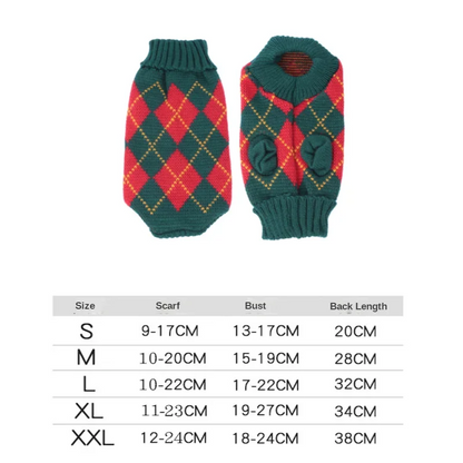 Fashion Winter Cat Sweater Gilet Sphynx Cat Vêtements pour chats Vêtements de Noël Vêtements d'animaux Kedi Katten Pullover Ropa Para Gatos