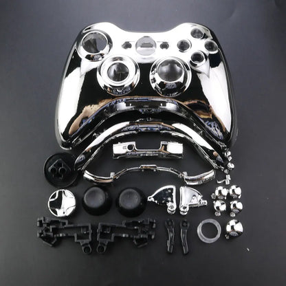 JCD For XBOX 360 Wireless Controller Full Case Gamepad Housing Shell Cover with Buttons Kits Analog Stick Bumper Accessories