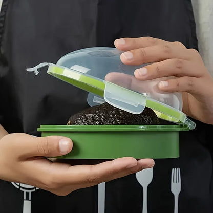 Boîte de rangement d'aliments de cuisine Avocado espace récipient d'épargne Organisateur de légumes réutilisable en plastique Conteneurs de fruits à légumes Crisper