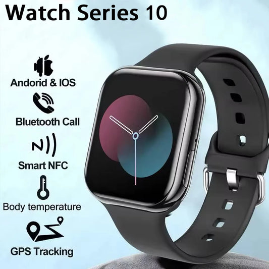 Nouveau GPS Smart Watch Series 10 pour Apple Watch 10 Memory Music Video Bluetooth Call imperméable NFC Smartwatch pour Android iOS