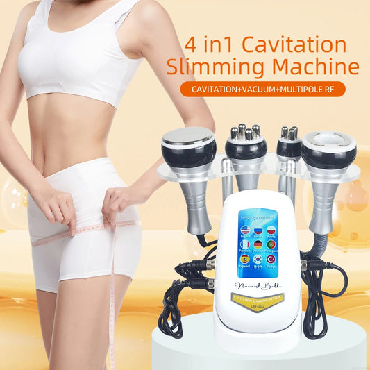3/4-en-1 40k Corps minceur Masseur de cavitation Machine de dispositif multifonctionnel Face Body Resserrer le salon de beauté soulevant