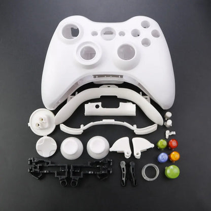 JCD For XBOX 360 Wireless Controller Full Case Gamepad Housing Shell Cover with Buttons Kits Analog Stick Bumper Accessories