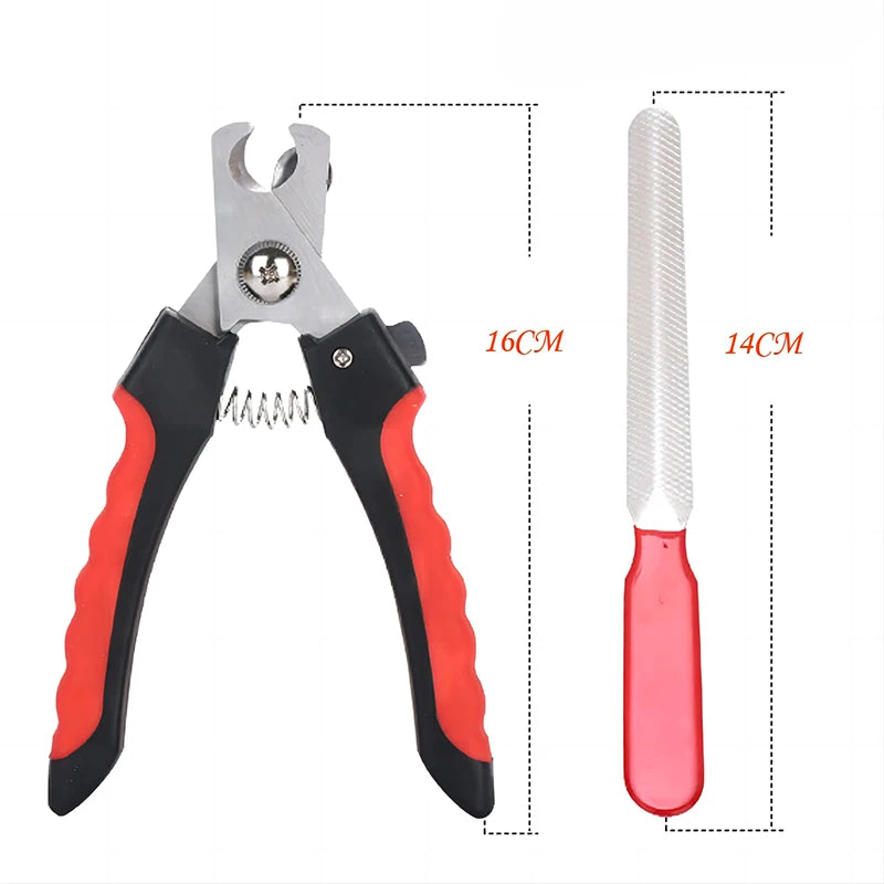 Petitesses à ongles avec faucille grande coupe-ongles pour chiens de nail