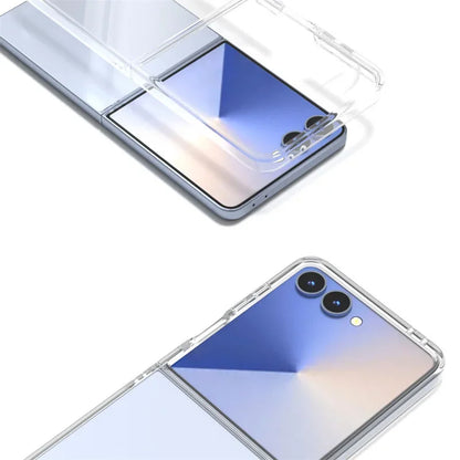 Étui Flip7 pour Samsung Galaxy Z Flip 7 Zflip7 Téléphone transparent pare-chocs Ultra mince Couverture de protection pour Samsung Zflip 7 5G
