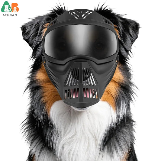 Atuban Pro Dog Goggles Grande race, protection complète, lunettes de soleil tactiques, protection contre les chiens extérieurs, anti-UV anti-Fog.
