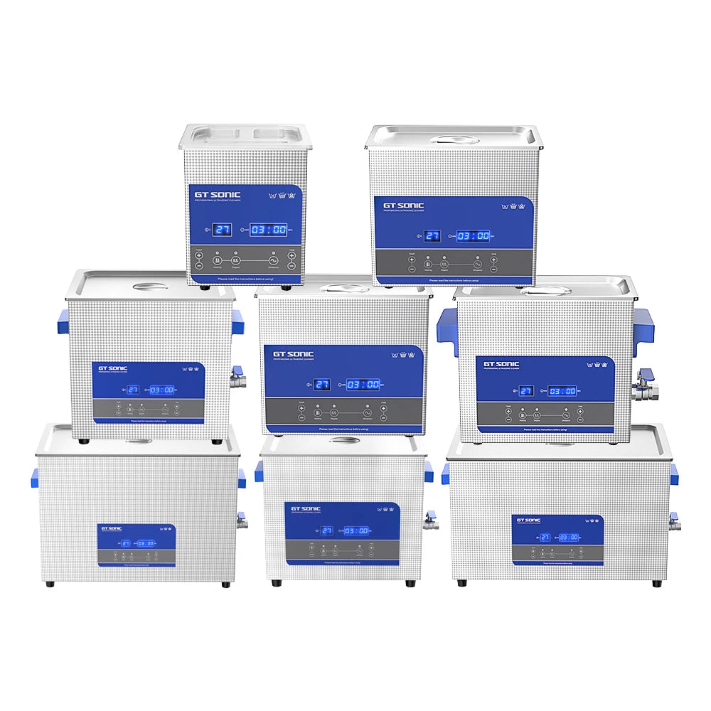 GT Sonic 2L 3L 6L 9L 13L 20L 27L 600W Ultrasonic Clean Degasing Timer Timer Digital Ultra Sonic Bath Nettoyer Basher