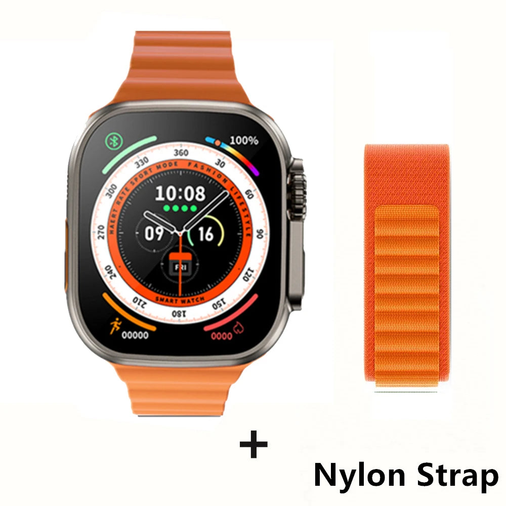 Pour Apple Smart Watch 10 Ultra X 3 Pro Max Gen2 49 mm AMOLED SMARTWATCH RACHAGE RATIFIQUE CHARGE WIRE SANS MEN FEMMES POUR SPORT