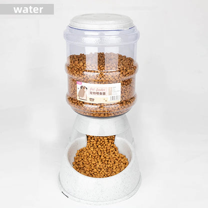 Bols d'alimentation de animaux de compagnie de grande capacité Small Chien Bowl de nourriture pour le distributeur d'eau automatique Bols de chat