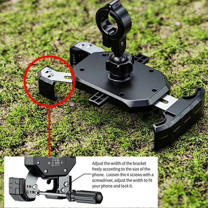 Porte-téléphonie de moto étanche Charge sans fil de charge mobile MOBILE MIRMOIRE MIROIR USB CHARGEUR USB PRÉDICATION À 360 degrés pour Moto