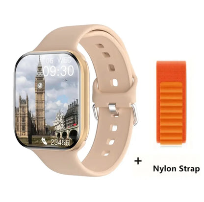 New Watch 10 Smart Watch Men Température corporelle BT Appelez NFC toujours exposée
