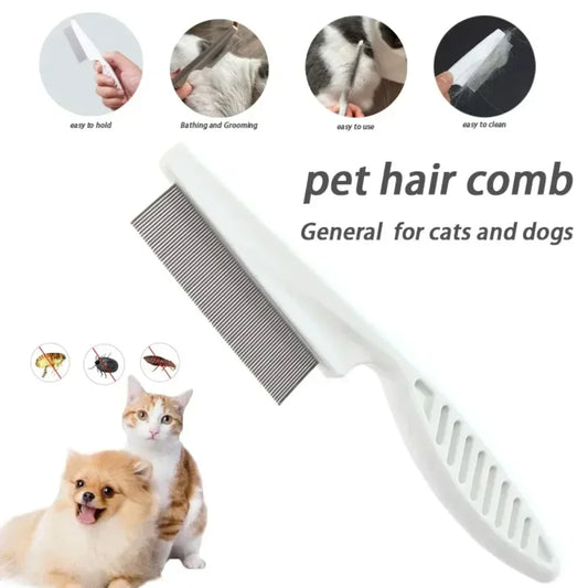 Pet toiletage aux puces peigne