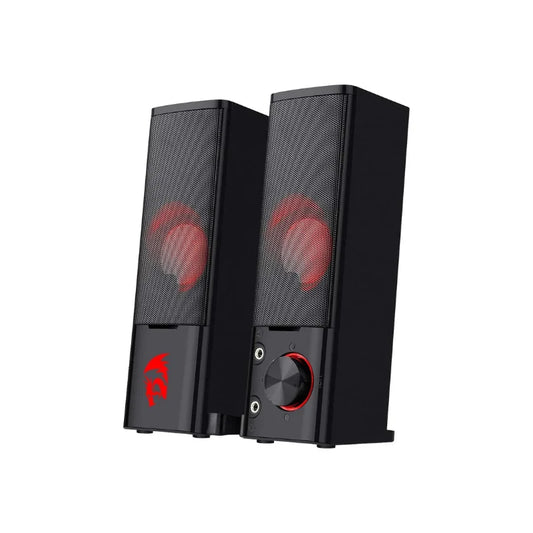 Redragon GS550 PC Gaming Enceintes de jeu 2.0 Channel Desktop Computer Bar de qualité Basse et rétro-éclairément rouge décent