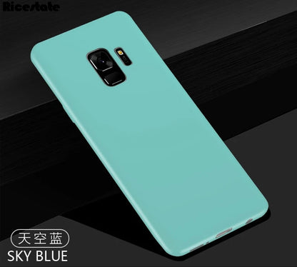 Ricestate Shockproof Armor Cover Cover pour Samsung S9 S9 Plus Coome Soft Silicon TPU Case pour Samsung Galaxy S9 S9plus Fundas