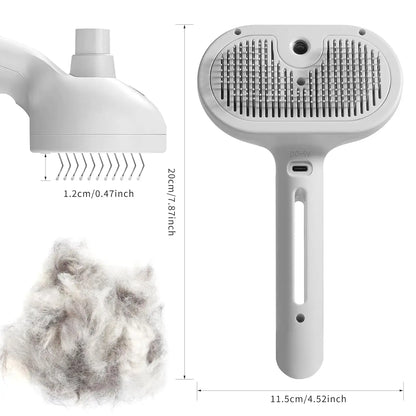 Vaporisez la brosse pour chats pour la perte - Repuré de coiffure d'animal