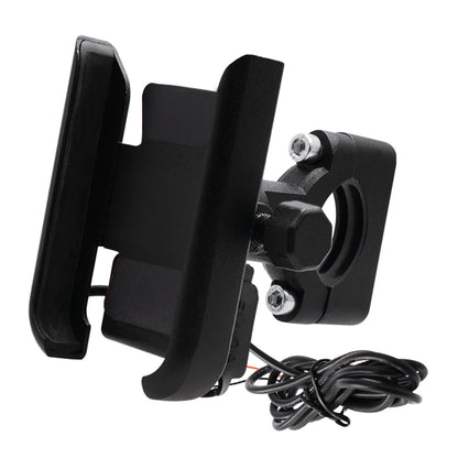 Motorcycle Goidon Mobile Support en aluminium Chargeur USB Miroirs du support de téléphone portable Mont Navigation GPS pour le support de vélo Moto