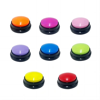 Boutons de communication de chien bouton d'enregistrement vocal pour le buzzer de formation des animaux