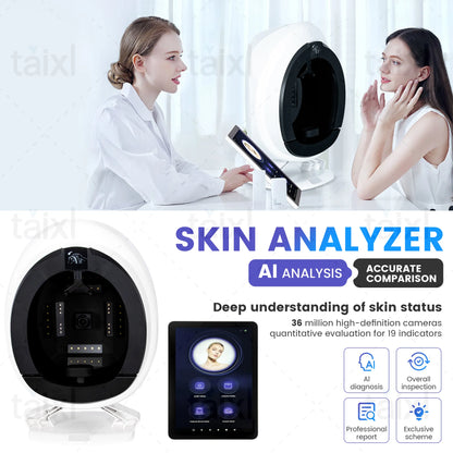 Aesthésie faciale Scanner de visage 3D Scanner de visage Appareil d'analyse de la peau Face Analyseur de peau Analyse de la peau Machine