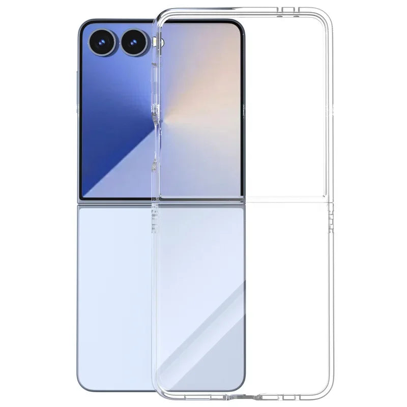 Étui Flip7 pour Samsung Galaxy Z Flip 7 Zflip7 Téléphone transparent pare-chocs Ultra mince Couverture de protection pour Samsung Zflip 7 5G