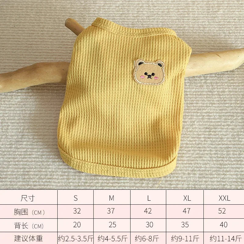 Vêtements de chien cool d'été Nouveaux chiens gilet pour animaux de compagnie pour chiot