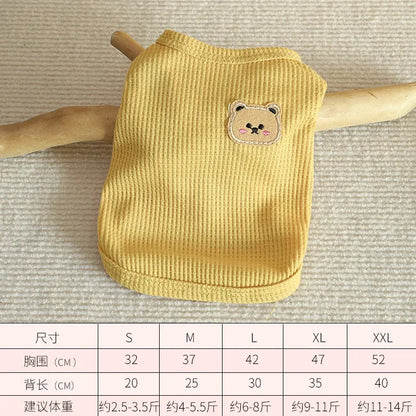 Vêtements de chien cool d'été Nouveaux chiens gilet pour animaux de compagnie pour chiot
