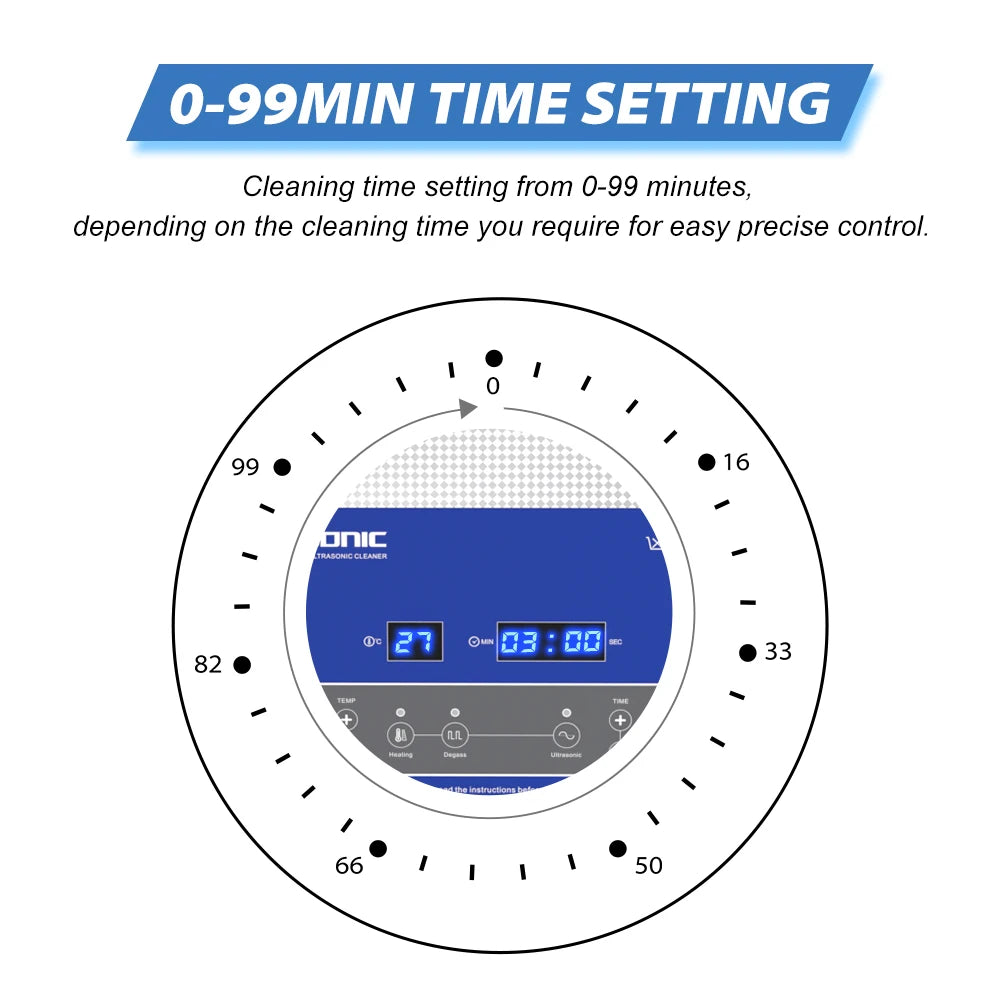 GT Sonic 2L 3L 6L 9L 13L 20L 27L 600W Ultrasonic Clean Degasing Timer Timer Digital Ultra Sonic Bath Nettoyer Basher