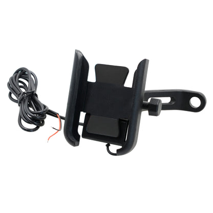 Motorcycle Goidon Mobile Support en aluminium Chargeur USB Miroirs du support de téléphone portable Mont Navigation GPS pour le support de vélo Moto